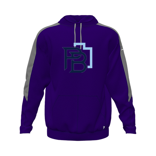 [CUS-DFW-HOOD-FLC-LSL-PUR-YXS-LOGO1] Hoodie (Youth XS, Purple, Logo 1)