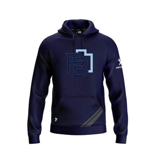 [FOLHSMNV-YXS-LOGO1] Decker Summit Hoodie (Youth XS, Navy, Logo 1)