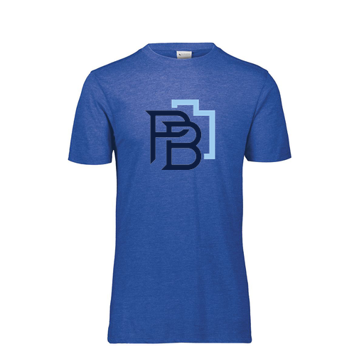 [FTSCUBNV-AS-LOGO1] Decker Men's Tri-Blend T-Shirt - Short Sleeve (Adult S, Navy, Logo 1)