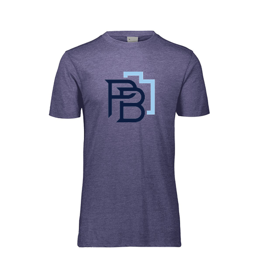 [FTSCUBRY-AS-LOGO1] Decker Men's Tri-Blend T-Shirt - Short Sleeve (Adult S, Royal, Logo 1)