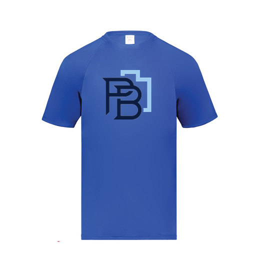 [2791.060.S-LOGO1] Youth Smooth Sport T-Shirt (Youth S, Royal, Logo 1)