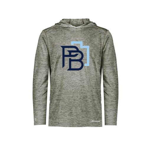 [FOLHCGGY-AS-LOGO1] Decker Men's Charge Hoodie (Adult S, Gray, Logo 1)