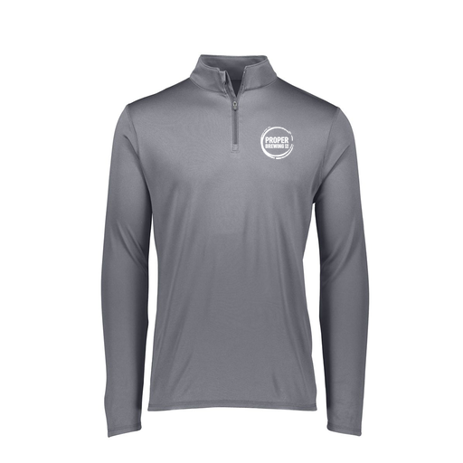 [FTLQFLGY-FAXS-LOGO5] Decker Women's Flex-Lite 1/4 Zip Shirt (Female Adult XS, Gray, Logo 5)